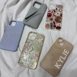 IPHONE 15 Multicolor Phone Cases Lot Bundle Rhode Shein Apple Pink Blue Grey B1